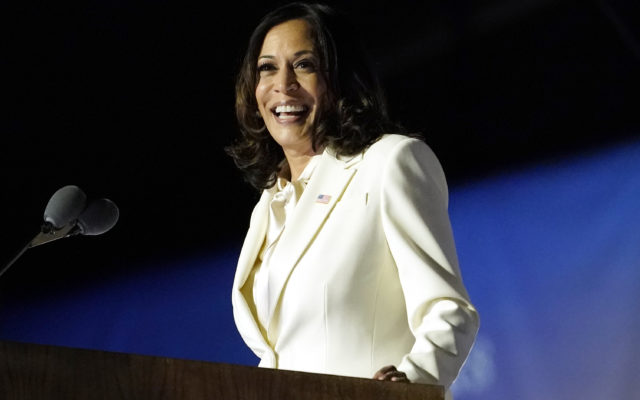 Harris pays tribute to Black women in 1st speech as VP-elect