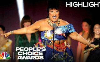 Lizzo is named “The People’s Champion” at the People’s Choice Awards!