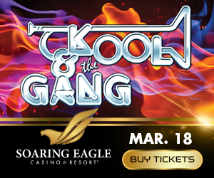 WIN TICKETS TO SEE KOOL & THE GANG SAT. MARCH 18TH AT SOARING EAGLE