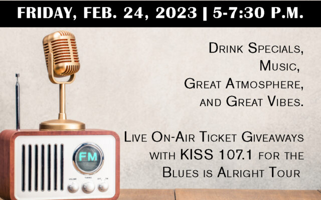Join Us for The Kiss – Indigo Blues & Schmooze Hour