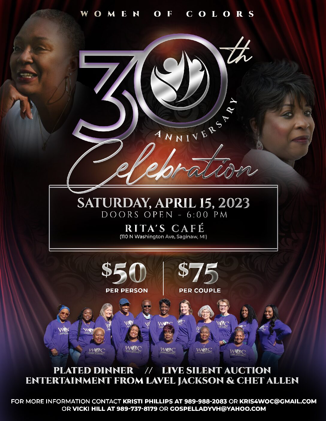 <h1 class="tribe-events-single-event-title">Women of Colors 30th Anniversary Celebration</h1>