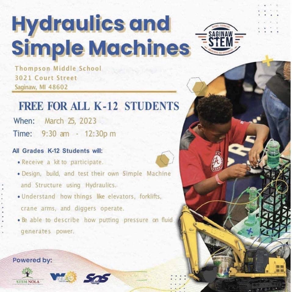 <h1 class="tribe-events-single-event-title">Saginaw STEM presents Hydraulics and Simple Machines</h1>