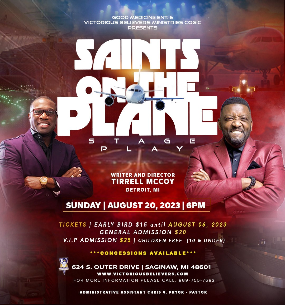 <h1 class="tribe-events-single-event-title">Saints On The Plane – Stage Play</h1>