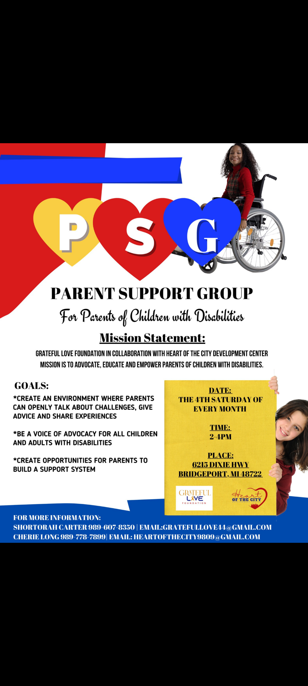 <h1 class="tribe-events-single-event-title">PARENT SUPPORT GROUP – For Parents of Children with disabilities.</h1>
