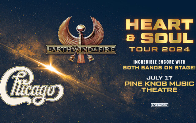 Win Tickets To See Earth, Wind and Fire Wed. July 17th at Pine Knob!