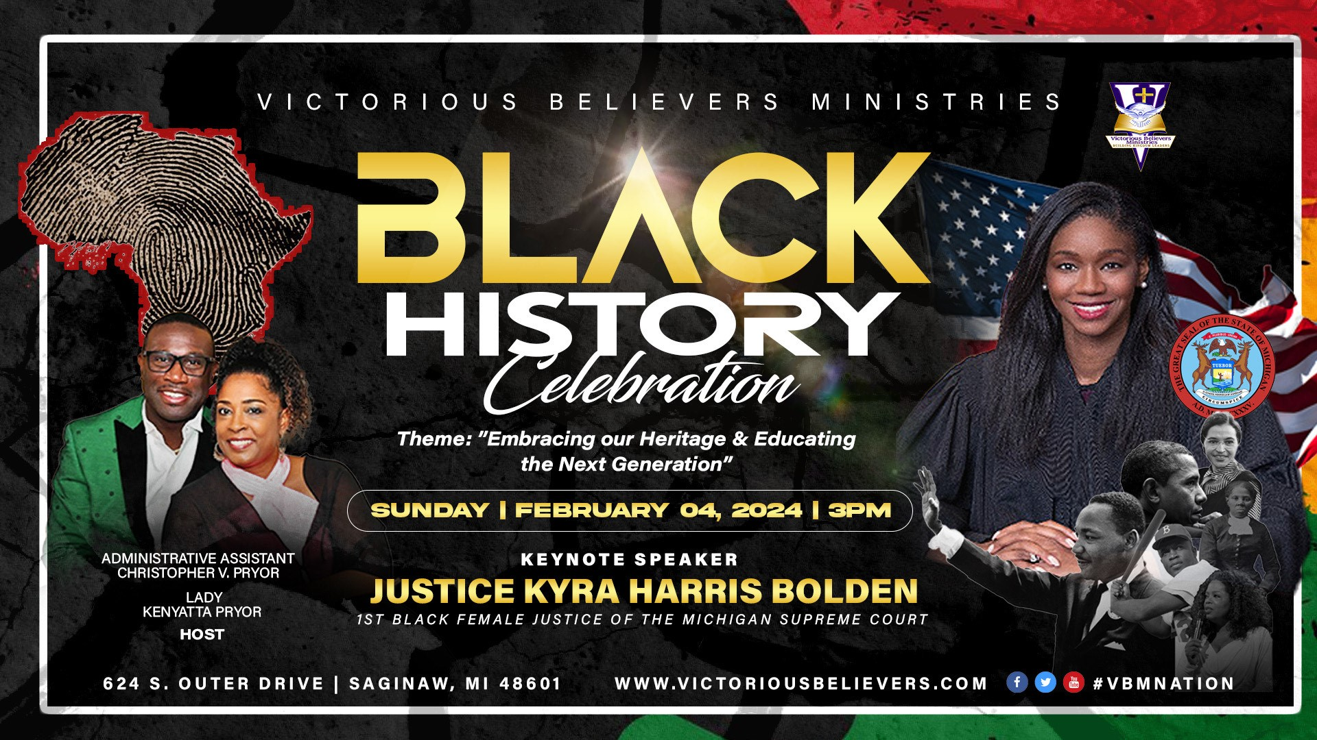 <h1 class="tribe-events-single-event-title">Victorious Believers Ministries Black History Celebration</h1>