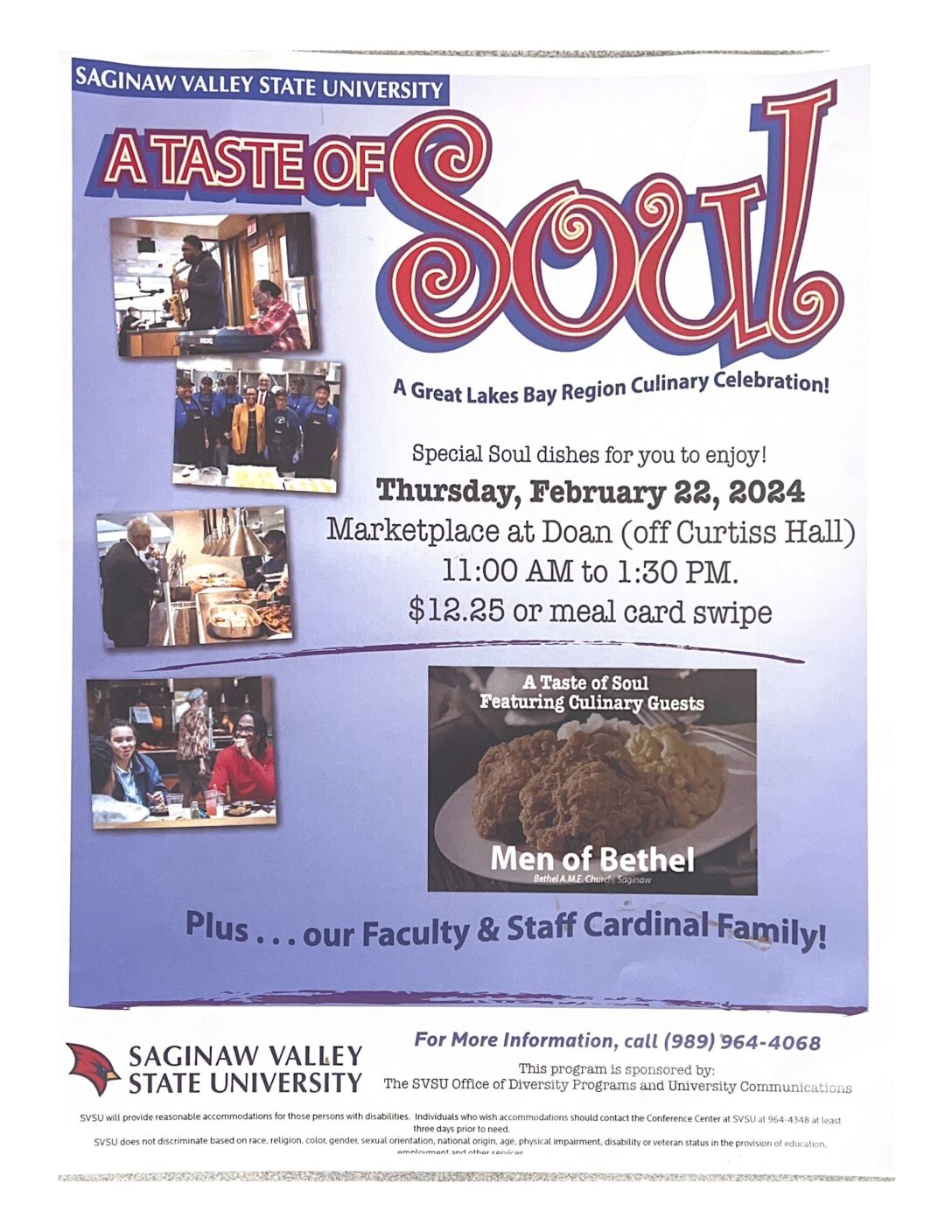 <h1 class="tribe-events-single-event-title">SVSU presents A Taste Of Soul Luncheon</h1>
