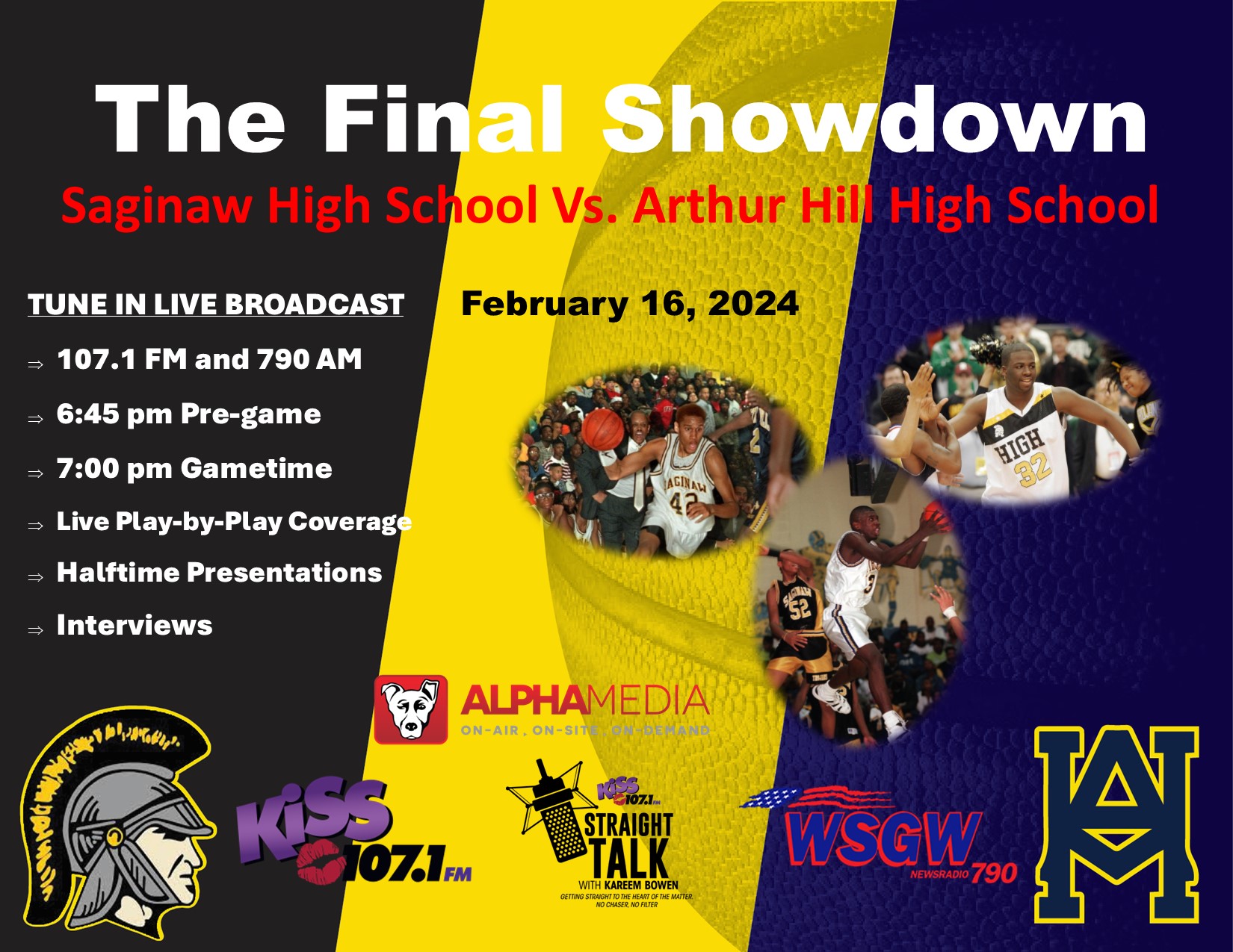 <h1 class="tribe-events-single-event-title">The Final Show Down – Arthur Hill VS Saginaw High School</h1>
