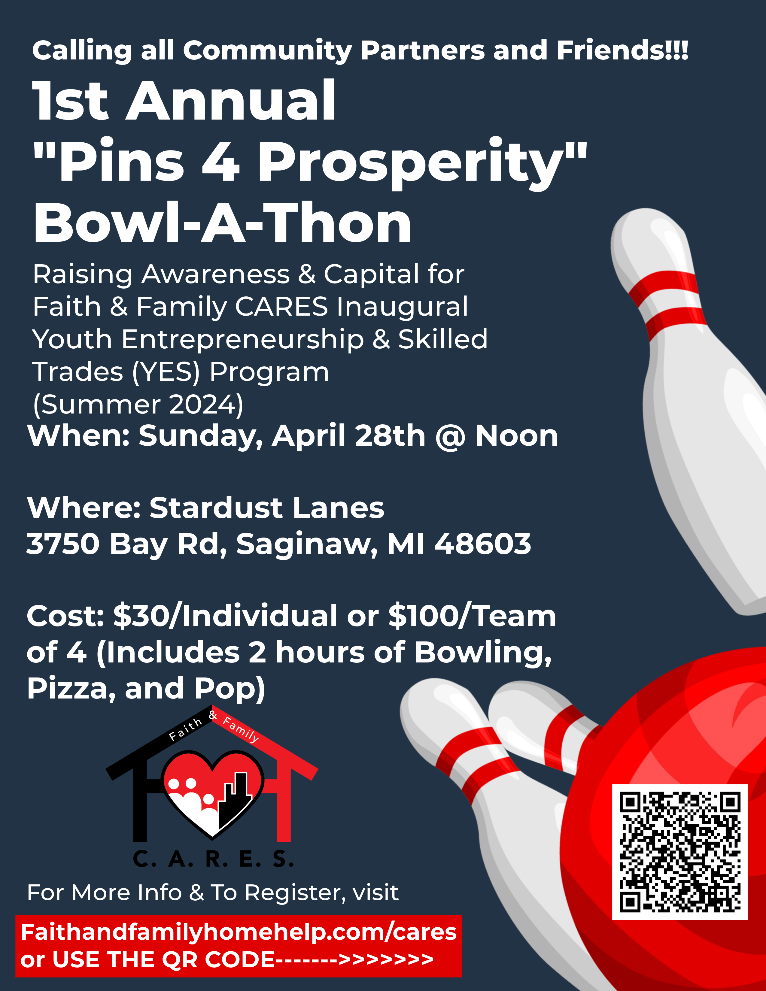 <h1 class="tribe-events-single-event-title">1st Annual “Pins 4 Prosperity” Bowl-A-Thon @ Stardust Lanes!</h1>